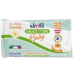 Baby - 20 Salviettine con estratto di Camomilla