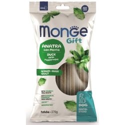 Gift Anatra con Menta - 7 dental stick per cani medi e grandi