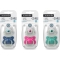 Suavinex Night & Day Balena - 2 Succhietti in silicone per bambini 4-18 M