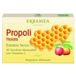 Erbamea Propoli Titolata 30 Tavolette - Integratore Immunostimolante