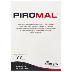 Piromal Gel - Dispositivo Medico Per Iperacidità Gastrica 20 Stick