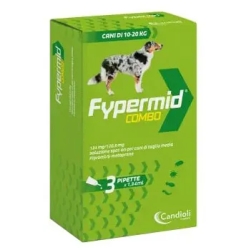 Fypermid Combo - Soluzione Spot-on per Cani Medi (10/20 kg) 3 Pipette da 1,34 ml