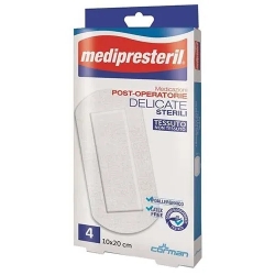 Medipresteril Medicazioni Post-Operatorie - 4 Medicazioni Da 10 x 20 cm