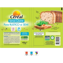 Pane rustico senza glutine in fette 400 g