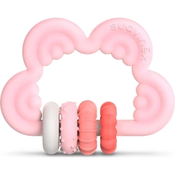 Suavinex Anello dentizione in silicone Step 3 - Nuvola rosa +6M