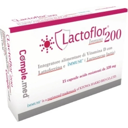 Lactoflor Immuno 200 - Integratore Per Il Sistema Immunitario 15 Capsule