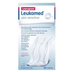 Leukoplast Medicazioni Sterili Leukomed Skin Sensitive - 5 Medicazioni Da 8 x 15 cm