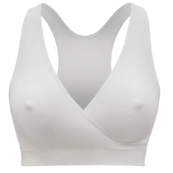 Keep cool sleep - reggiseno per gravidanza e allattamento - Taglia L Bianco