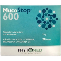 Mucostop 600 - Integratore Per Le Vie Respiratorie 20 Bustine