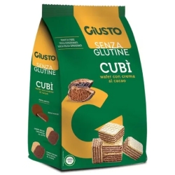 Senza Glutine - Cubì Wafer con crema al cacao 250 g