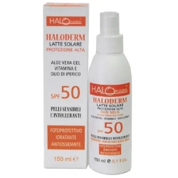 Crema Solare 50 SPF Latte Corpo Haloderm Protezione Alta 150 ml
