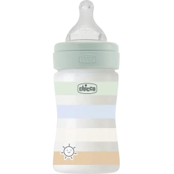 Chicco Well Being - Biberon Flusso Lento 150 Ml - Verde