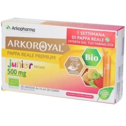 Arkoroyal Pappa Reale Premium Junior 20 Unidose - Integratore Rivitalizzante