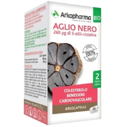 Aglio Nero Bio 40 Capsule - Integratore Per Il Colesterolo