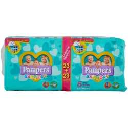 PAMPERS Baby Dry - 44 Pannolini Pacco Doppio Misura 5 Junior 11-25 Kg