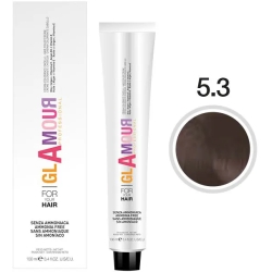 Ammonia Free Hair Color Cream - Crema colorante per capelli n. 5.3 Castano Chiaro Dorato
