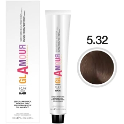 Ammonia Free Hair Color Cream - Crema colorante per capelli n. 5.32 Castagna