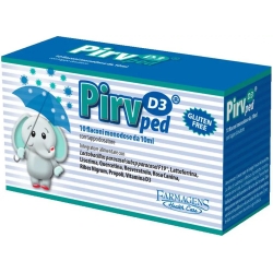 Pirv D3 Ped 10 Flaconi - Integratore Per Bambini