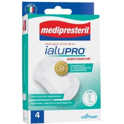 Medipresteril Medicazioni Pronte All'Uso Ialupro Anatomiche - 4 Medicazioni Per Gambe