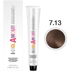 Ammonia Free Hair Color Cream - Crema Colorante Per Capelli N. 7.13 Beige