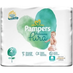 PAMPERS Protezione Pura - 27 Pannolini Taglia 2 (3-6 Kg)