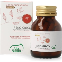 Alta Natura Fieno Greco 60 Compresse - Integratore Per Il Metabolismo Dei Carboidrati E Del Colesterolo