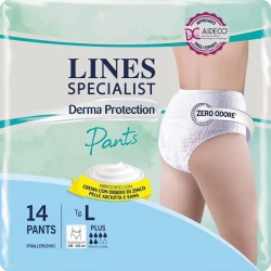 Lines Specialist Derma Protection - 14 Pants Assorbenti Per Incontinenza Plus Taglia L