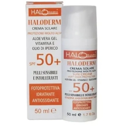 Crema Solare Viso 50+ SPF Haloderm Protezione Molto Alta 50 ml