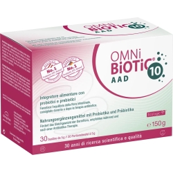 Omni bIotic 10 AAD 30 Bustine - Integratore Con Probiotici E Prebiotici