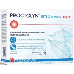 Proctolyn Integra Plus Forte 14 Bustine - Integratore Per La Funzione Del Plesso Emorroidario