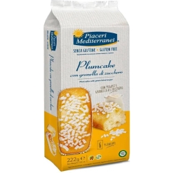 6 plumcake senza glutine con granella di zucchero