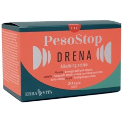 Pesostop Drena 20 Stick - Integratore Depurativo E Drenante