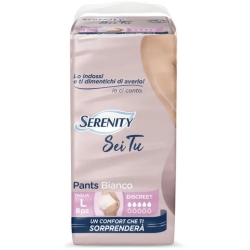 Serenity Sei Tu Discreet - 8 Mutandine Assorbenti Per Incontinenza Taglia L