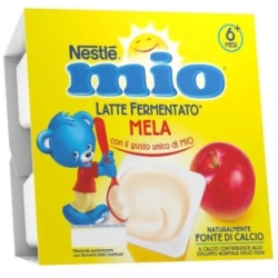Mio Latte Fermentato - Merenda Gusto Mela 4 x 100 G