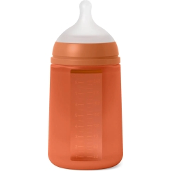 Suavinex Selection Color Essence - biberon in silicone 240 ml orange sunset