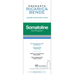 Somatoline SkinExpert Drenante Ricarica Bende - Flacone Ricarica da 400 ml + Misurino