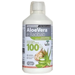Forhans Puro Aloe Vera e Baobab 1L - Integratore depurativo