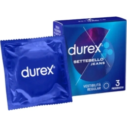 Durex Settebello Jeans - 3 Preservativi Vestibilità Regular