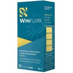 Winflor 6 ml - Integratore Di Probiotici E Zinco