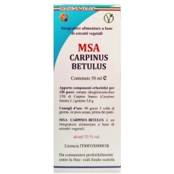 Msa Carpinus Betulus 50 ml - Integratore per stanchezza mentale