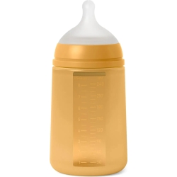 Suavinex Selection Colour Essence 3M+ - Biberon In Silicone 240 Ml - Mango