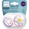 Avent Ultra Air Animals 0-6 M+ - 2 Succhietti In Silicone - Pinguino/Uccello