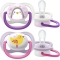 Avent Ultra Air Animals 0-6 M+ - 2 Succhietti In Silicone - Pinguino/Uccello