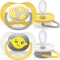 Avent Ultra Air Happy 6-18 M+ - 2 Succhietti In Silicone - Limone