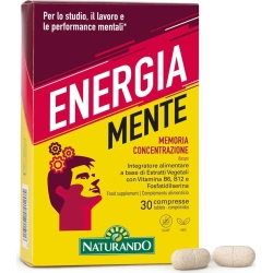 Energia Mente 30 Compresse - Integratore Per Memoria E Funzioni Cognitive