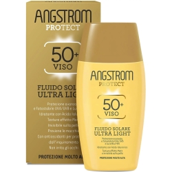 Crema Solare Viso 50+ SPF Fluido Ultra Light Protect Protezione Molto Alta 40 ml