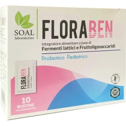 Floraben Pediatrico 10 Bustine - integratore per l'infanzia