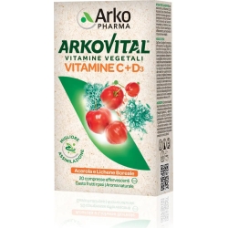 Arkovital Vitamine C+D3 - Integratore Per Le Difese Immunitarie 20 Compresse