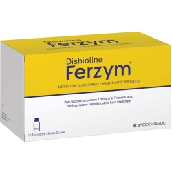 Specchiasol Disbioline Ferzym 10 Flaconcini - Integratore Di Fermenti Lattici E Probiotici