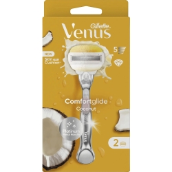 GILLETTE Venus Comfortglide Coconut - Rasoio Manuale + 2 Lamette